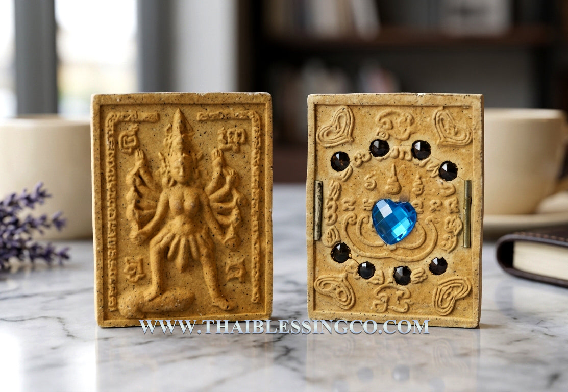 💖Divine "Mae Yua Mueang" Triple Master Spirit – 2013 Rare White Sacred Herb Edition: Authentic Thai Attraction Talisman Consecrated by 3 Great Gurus for Supreme Seduction, Social Mastery, and Unstoppable Financial Success