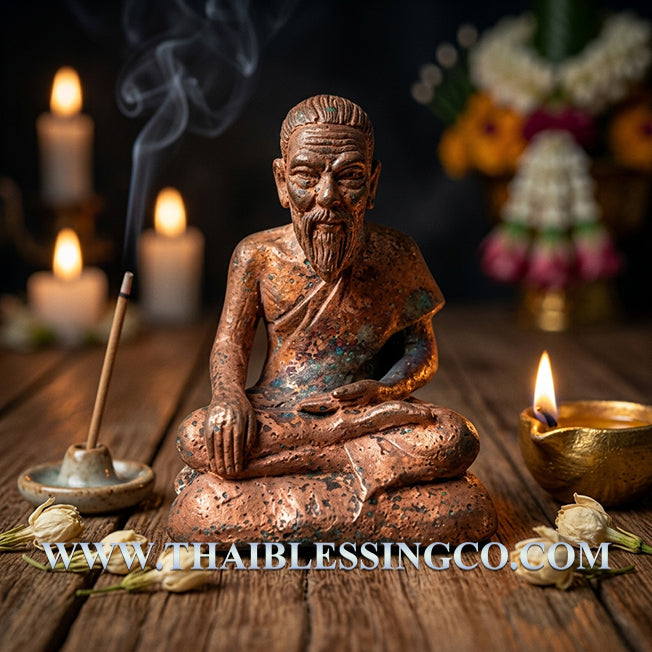 ✨ Divine "Mor Chiwok" Ancient Bronze Healing Master Authentic Thai Amulet of the Buddha’s Personal Physician for Supreme Health, Longevity, Protection from Ill-Fortune, and Absolute Spiritual Wellness