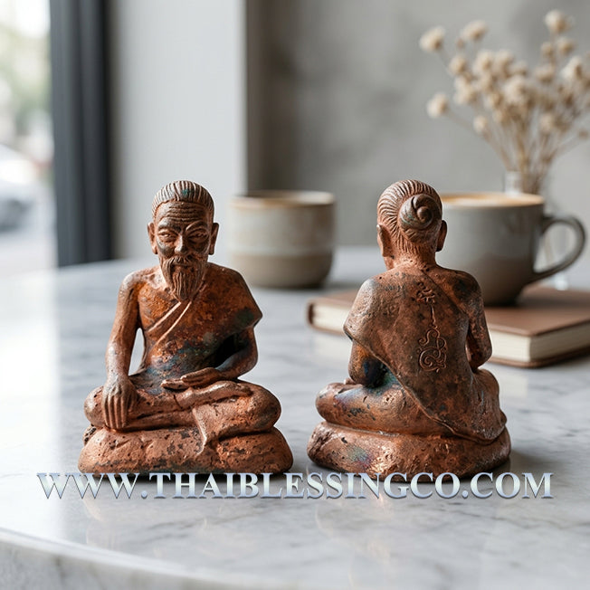 ✨ Divine "Mor Chiwok" Ancient Bronze Healing Master Authentic Thai Amulet of the Buddha’s Personal Physician for Supreme Health, Longevity, Protection from Ill-Fortune, and Absolute Spiritual Wellness