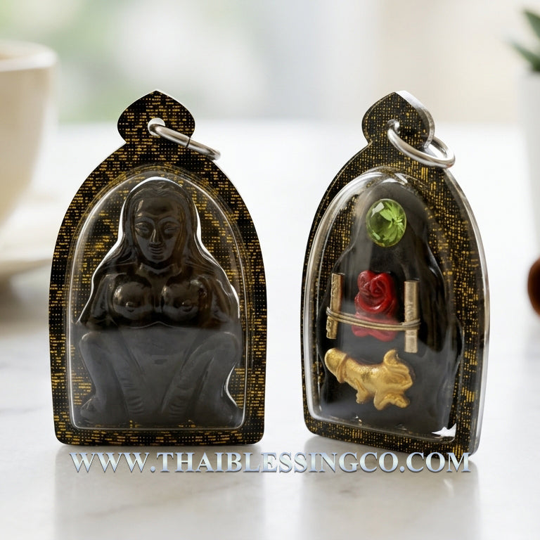 💖Divine Mother Mae Per "Billionaire Mercy" Sacred Statue – 2020 Prosperity Edition by Luang Phor Klom: Authentic Thai Wealth-Attracting Talisman for Supreme Seduction, Social Influence, and Unstoppable Money Magnetism (Wat Nong Bua)
