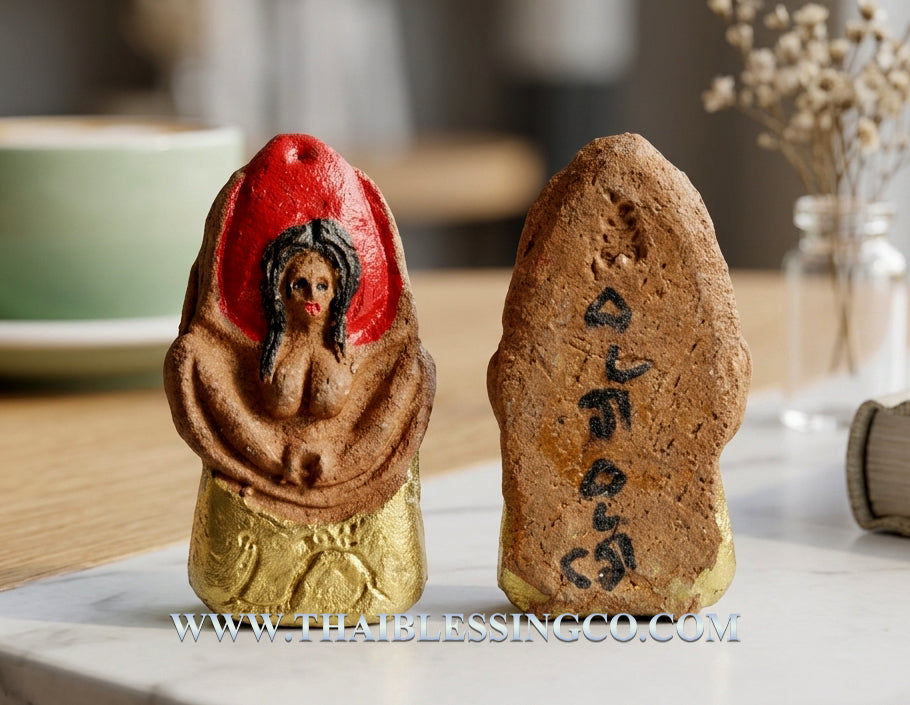 💖Divine Mother Mae Per "Lanna Luang Kham Authentic Thai Love & Wealth-Attracting Talisman Infused with 108 Sacred Herbs, Termite Mound Earth, and Mystical Minerals for Supreme Seduction, Billionaire Fortune, and Unstoppable Attraction