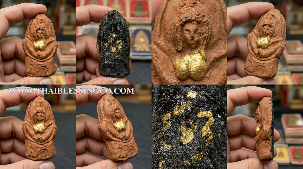 💖Divine Mother Mae Per "Lanna Luang Kham" Authentic Thai Love & Wealth-Attracting Talisman Infused with 108 Sacred Herbs, Termite Mound Earth, and Mystical Minerals for Supreme Seduction, Billionaire Fortune, and Unstoppable Attraction
