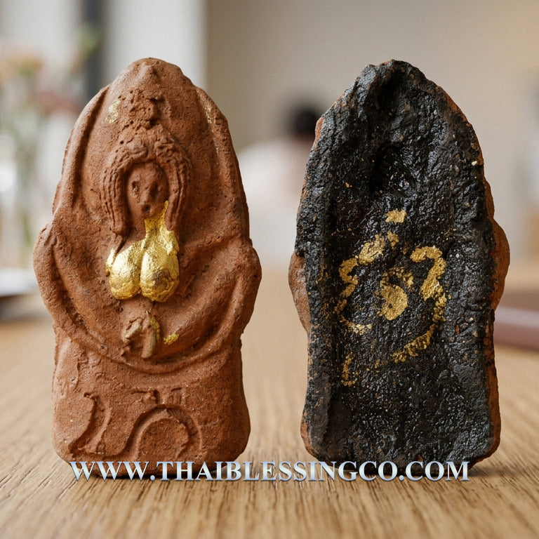 💖Divine Mother Mae Per "Lanna Luang Kham" Authentic Thai Love & Wealth-Attracting Talisman Infused with 108 Sacred Herbs, Termite Mound Earth, and Mystical Minerals for Supreme Seduction, Billionaire Fortune, and Unstoppable Attraction