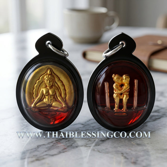 💖Divine Mother Mae Per "Red Rooster Oil" by Khru Ba Kampeng: Authentic Thai Seduction Talisman Infused with "Waan Kai Daeng" Attraction Oil & Secret Charm Powders for Supreme Charisma, Business Miracles, and Infinite Wealth