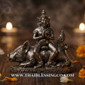 ✨ Divine Nang Phim "Nang Due" Sovereign Protector on Celestial Boar – 2018 Blackened Bronze Edition by Phra Arjan Prasan: Authentic Thai Multi-Purpose Talisman for Supreme Mercy, Social Influence, and Unstoppable Success (Wat Chong Kling, Kanchanaburi)