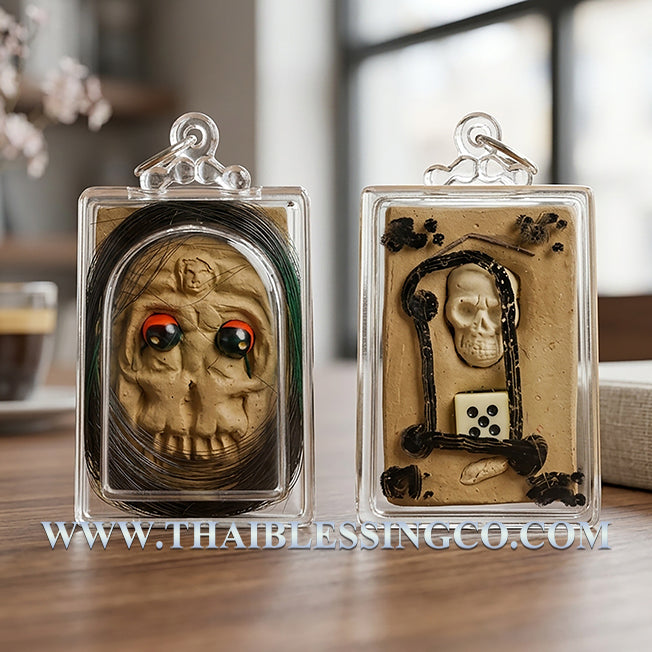 ✨ Divine "Nang Prai Krasip" Whispering Soulmate Magnet Authentic Thai Love-Binding & Wealth-Attracting Talisman Crafted from 7 Cemetery Soils and Golden Wealth Herbs for Supreme Seduction, Gambling Luck, and Business Miracles