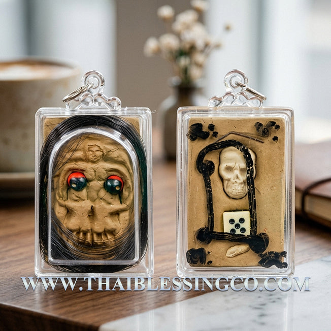 ✨ Divine "Nang Prai Krasip" Whispering Soulmate Magnet Authentic Thai Love-Binding & Wealth-Attracting Talisman Crafted from 7 Cemetery Soils and Golden Wealth Herbs for Supreme Seduction, Gambling Luck, and Business Miracles