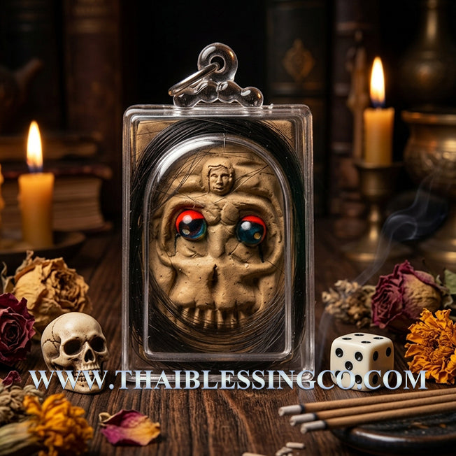 ✨ Divine "Nang Prai Krasip" Whispering Soulmate Magnet Authentic Thai Love-Binding & Wealth-Attracting Talisman Crafted from 7 Cemetery Soils and Golden Wealth Herbs for Supreme Seduction, Gambling Luck, and Business Miracles