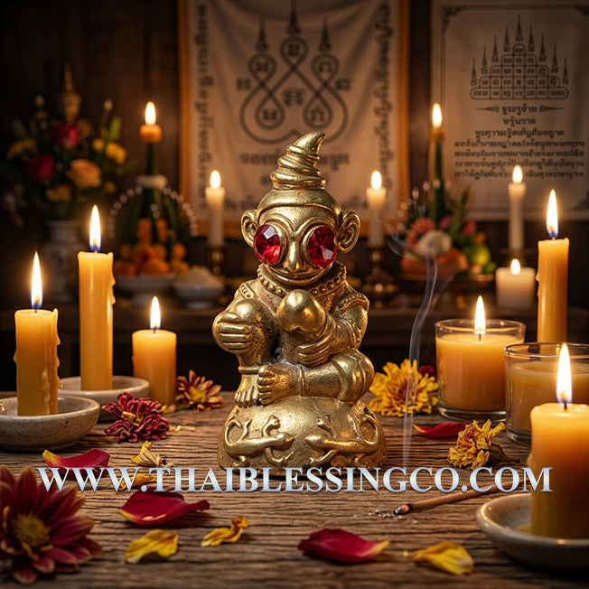 ✨ Divine "Ngang Khlang Rak" Absolute Passion Sovereign Authentic Thai Seduction Talisman Infused with Brass Takruts, Enchantment Powders, and Arcane Relics for Supreme Attraction and Binding Love