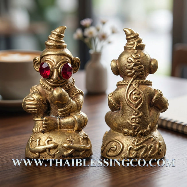✨ Divine "Ngang Khlang Rak" Absolute Passion Sovereign Authentic Thai Seduction Talisman Infused with Brass Takruts, Enchantment Powders, and Arcane Relics for Supreme Attraction and Binding Love