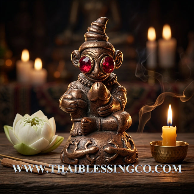 ✨ Divine "Ngang Khlang Rak" Absolute Passion Sovereign Authentic Thai Seduction Talisman Infused with Brass Takruts, Enchantment Powders, and Arcane Relics for Supreme Attraction and Binding Love
