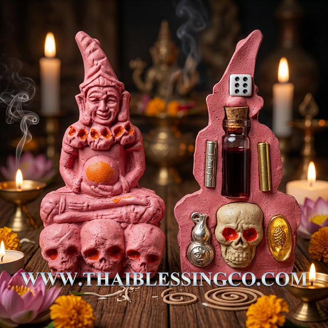 ✨ Divine "Ngang Pathamang Lokee" Authentic Thai Seduction Talisman Infused with "Broken-Hearted Maiden" (Nang Ok Taek) Powders for Supreme Obsession, Unstoppable Charisma, and Absolute Sexual Magnetism