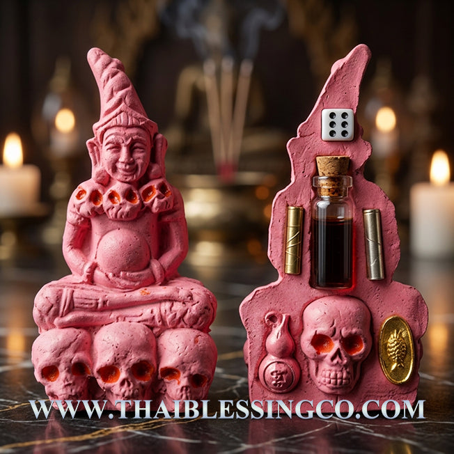 ✨ Divine "Ngang Pathamang Lokee" Authentic Thai Seduction Talisman Infused with "Broken-Hearted Maiden" (Nang Ok Taek) Powders for Supreme Obsession, Unstoppable Charisma, and Absolute Sexual Magnetism