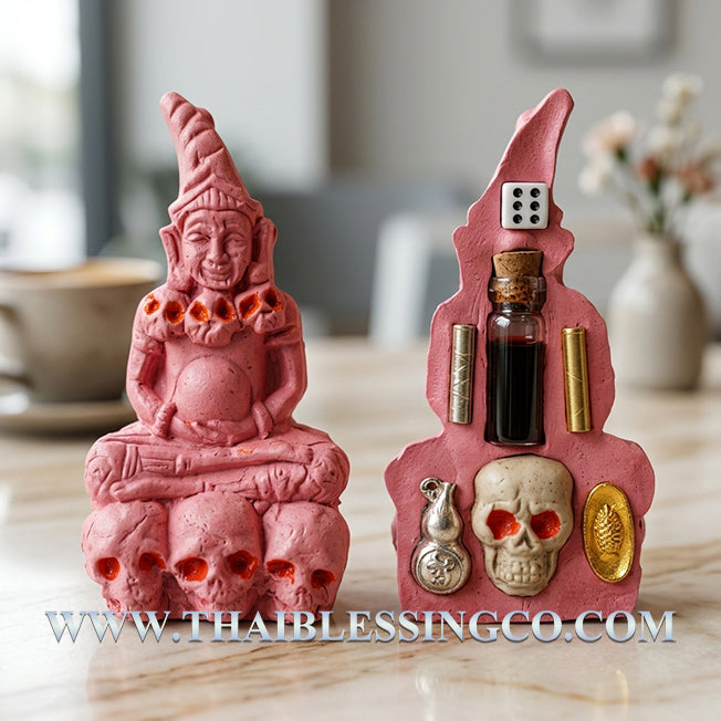 ✨ Divine "Ngang Pathamang Lokee" Authentic Thai Seduction Talisman Infused with "Broken-Hearted Maiden" (Nang Ok Taek) Powders for Supreme Obsession, Unstoppable Charisma, and Absolute Sexual Magnetism