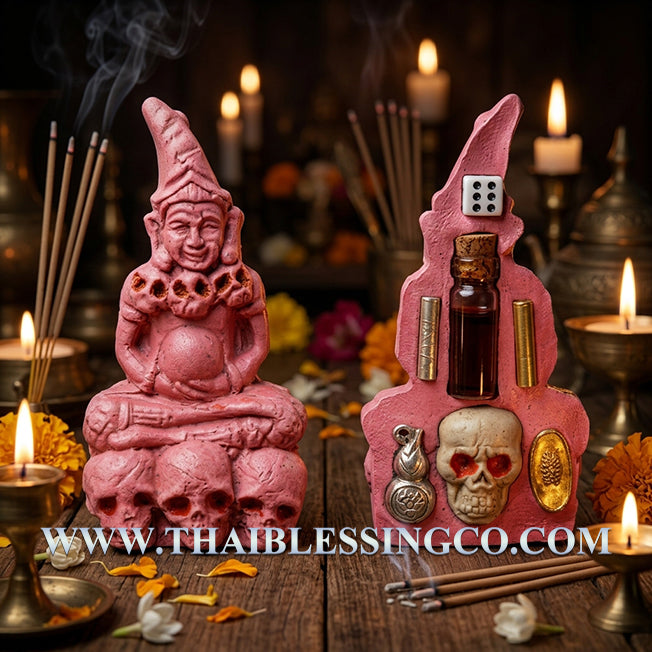 ✨ Divine "Ngang Pathamang Lokee" Authentic Thai Seduction Talisman Infused with "Broken-Hearted Maiden" (Nang Ok Taek) Powders for Supreme Obsession, Unstoppable Charisma, and Absolute Sexual Magnetism