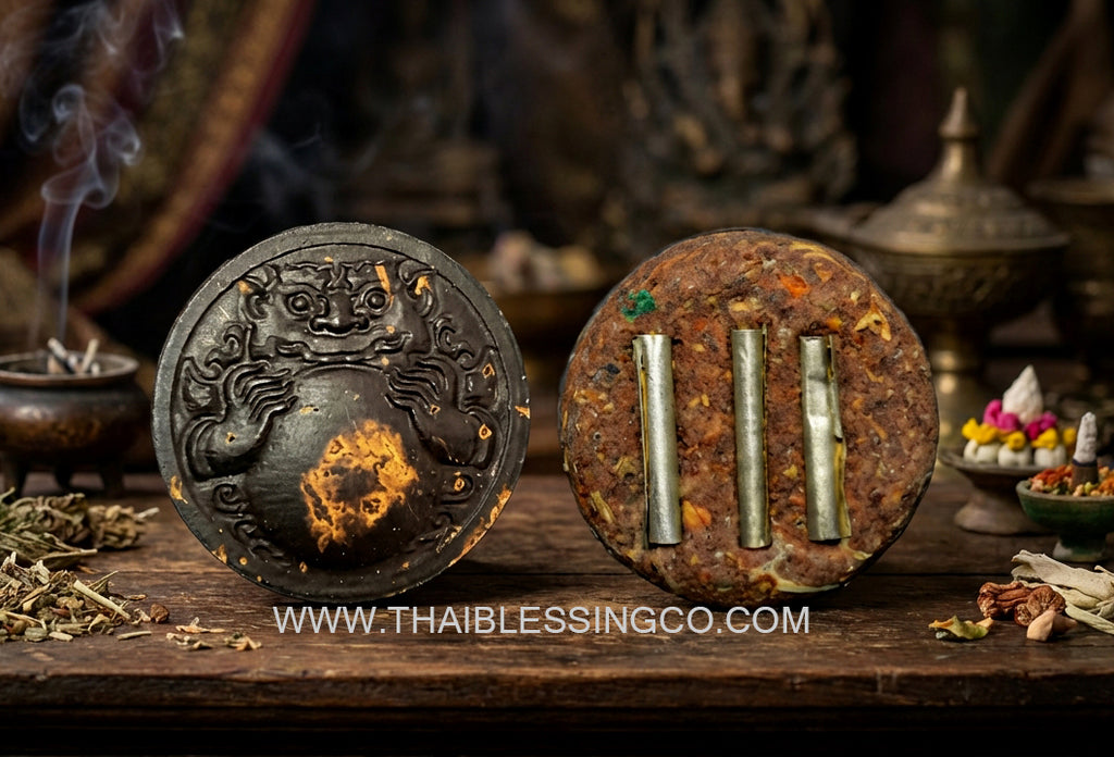 ✨ Divine One-Eyed Coconut Rahu Destiny-Support Talisman: Sacred Astral Protection & Luck Enhancer (Luang Ta Or Edition B.E. 2568)
