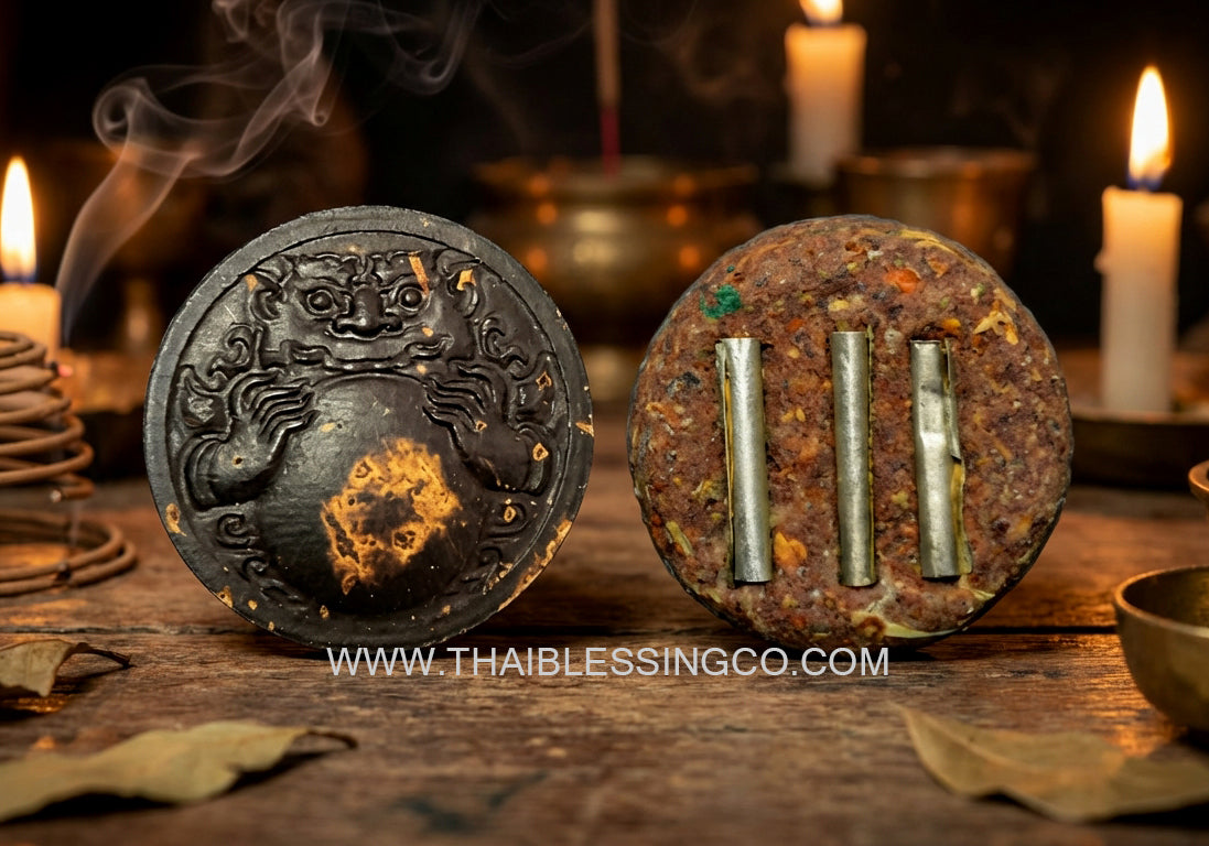 ✨ Divine One-Eyed Coconut Rahu Destiny-Support Talisman: Sacred Astral Protection & Luck Enhancer (Luang Ta Or Edition B.E. 2568)