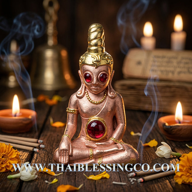 ✨ Divine "Phaya Ngang Maha Mon" Sovereign of Great Incantations Luxury 2K Authentic Thai Seduction Talisman for Supreme Charisma, Windfall Luck, and Business Prosperity