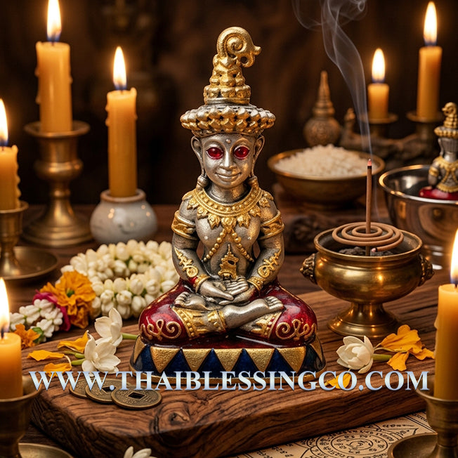✨ Divine "Phaya Ngang Sap Saneha" Sovereign of Wealth & Lust Authentic Thai Seduction Talisman Forged from Sacred Yantras and Alchemical Metals for Supreme Influence, Fortune, and Protection