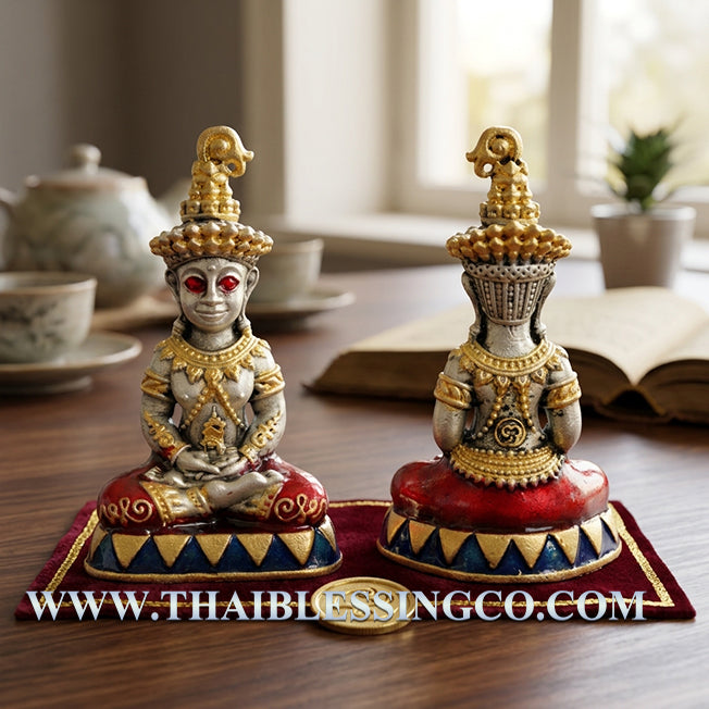 ✨ Divine "Phaya Ngang Sap Saneha" Sovereign of Wealth & Lust Authentic Thai Seduction Talisman Forged from Sacred Yantras and Alchemical Metals for Supreme Influence, Fortune, and Protection