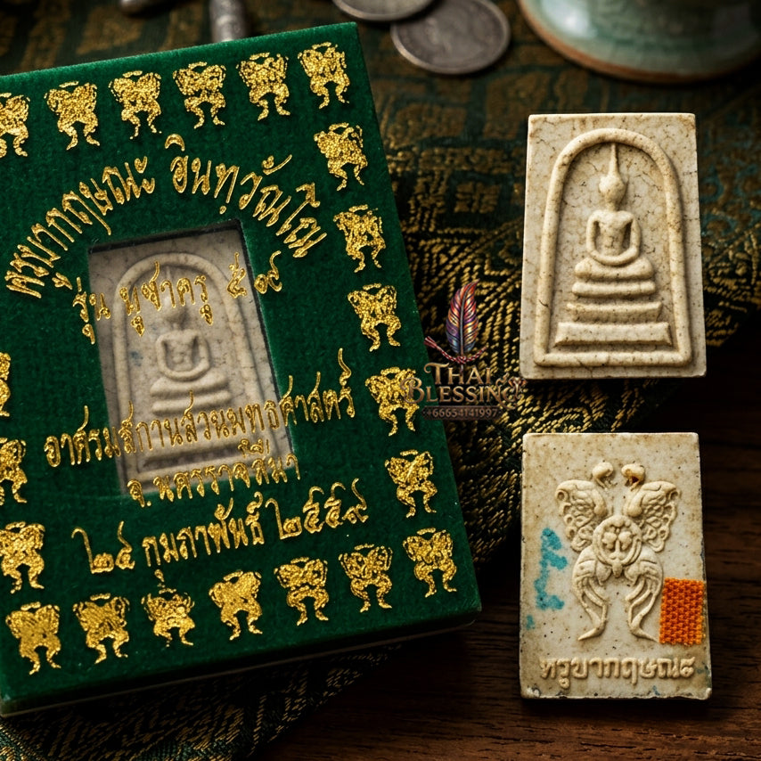 ✨ [Divine Radiance & Universal Attraction] Sacred Phra Somdej "Thep Jamlaeng" (Transformer Deity) - "Phim Ka-Naen" (Miniature) Edition – Master-Blessed by Kruba Krissana, Samnak Song Weluwan (2016 Rare Edition)