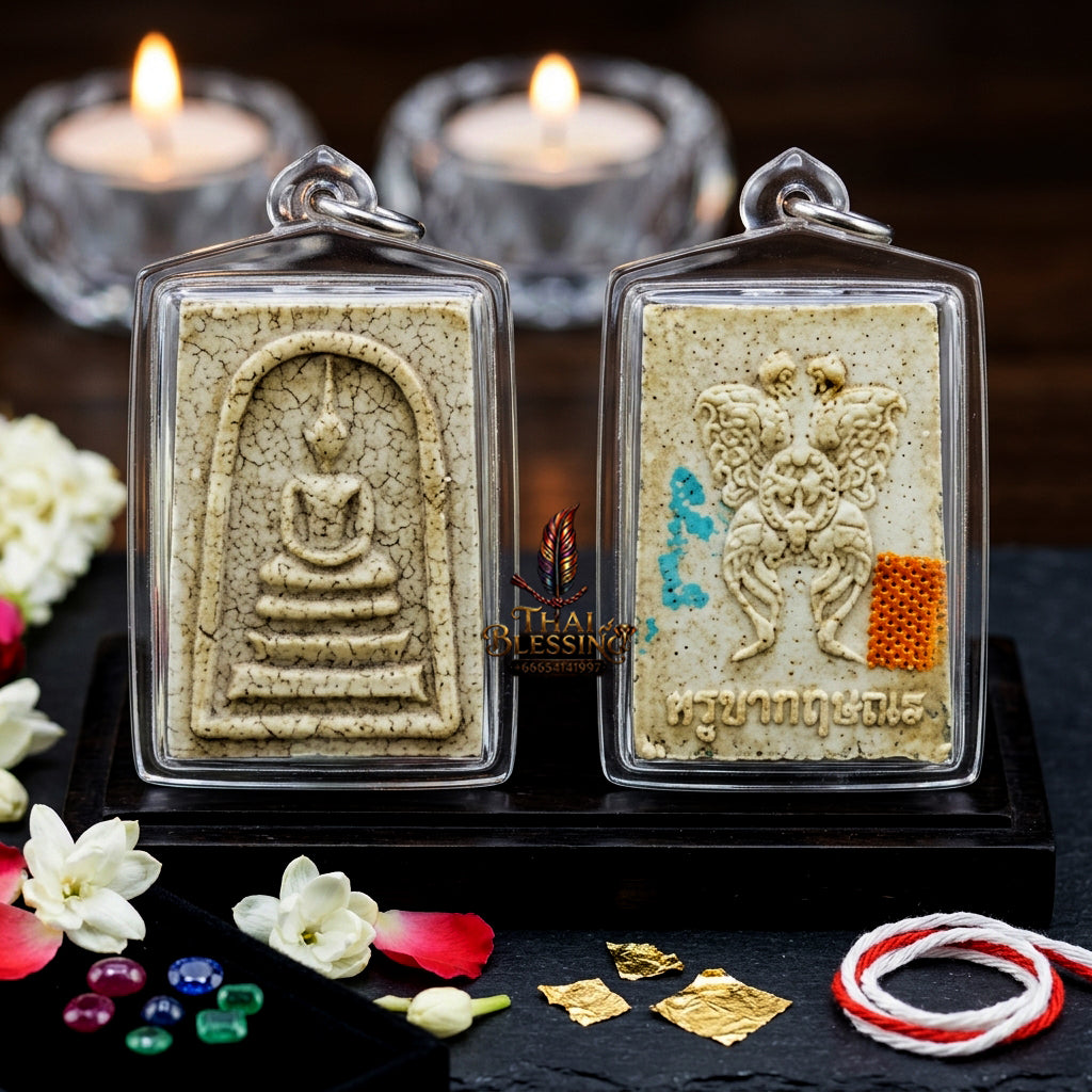 ✨ [Divine Radiance & Universal Attraction] Sacred Phra Somdej "Thep Jamlaeng" (Transformer Deity) - "Phim Ka-Naen" (Miniature) Edition – Master-Blessed by Kruba Krissana, Samnak Song Weluwan (2016 Rare Edition)