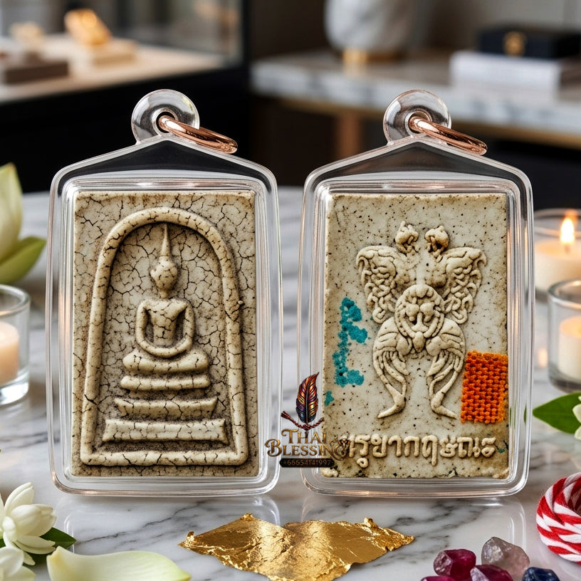 ✨ [Divine Radiance & Universal Attraction] Sacred Phra Somdej "Thep Jamlaeng" (Transformer Deity) - "Phim Ka-Naen" (Miniature) Edition – Master-Blessed by Kruba Krissana, Samnak Song Weluwan (2016 Rare Edition)