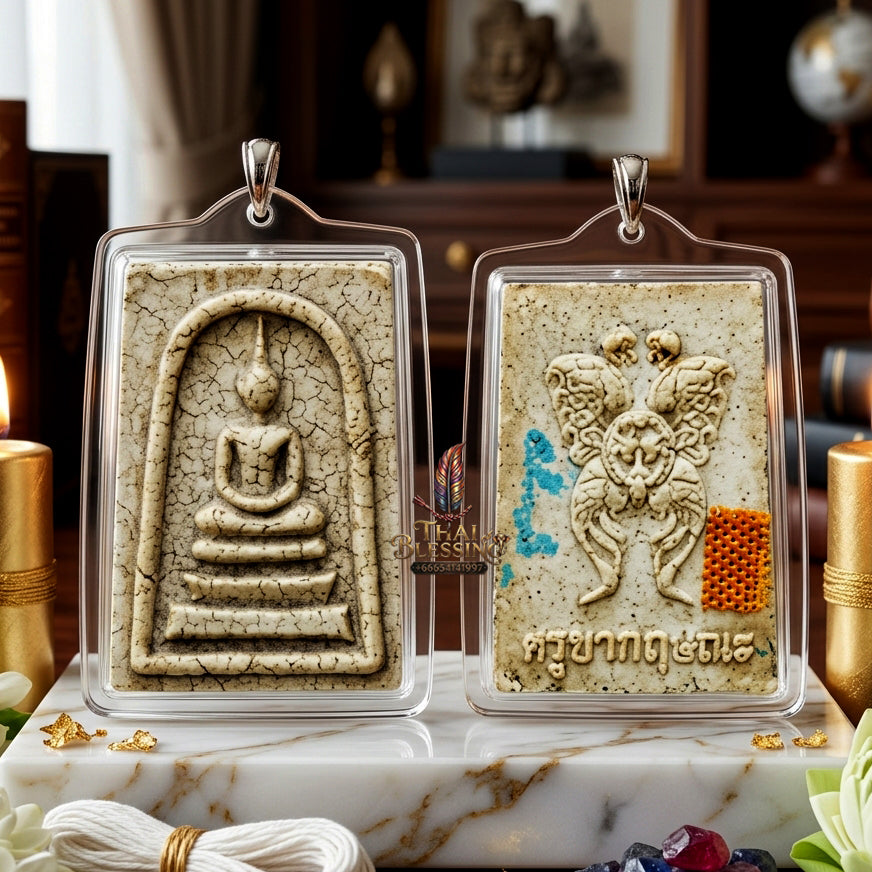 ✨ [Divine Radiance & Universal Attraction] Sacred Phra Somdej "Thep Jamlaeng" (Transformer Deity) - "Phim Ka-Naen" (Miniature) Edition – Master-Blessed by Kruba Krissana, Samnak Song Weluwan (2016 Rare Edition)