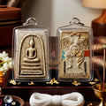 ✨ [Divine Radiance & Universal Attraction] Sacred Phra Somdej "Thep Jamlaeng" (Transformer Deity) - "Than-Sendai" (Thread Base) Edition – Master-Blessed by Kruba Krissana, Samnak Song Weluwan (2016 Rare Edition)