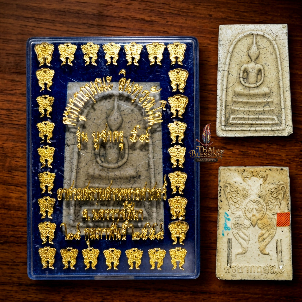 ✨ [Divine Radiance & Universal Attraction] Sacred Phra Somdej "Thep Jamlaeng" (Transformer Deity) - "Than-Sendai" (Thread Base) Edition – Master-Blessed by Kruba Krissana, Samnak Song Weluwan (2016 Rare Edition)