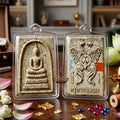 ✨ [Divine Radiance & Universal Attraction] Sacred Phra Somdej "Thep Jamlaeng" (Transformer Deity) Back-Talisman – Master-Blessed by Kruba Krissana, Samnak Song Weluwan (2016 Rare Edition)