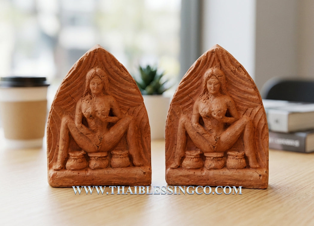 💖Divine Union Mae Per & Phor Ngat "Dual Attraction" Authentic Thai Love & Wealth-Attracting Talisman Crafted from Mystical Soils for Supreme Seduction, Social Influence, and Unstoppable Financial Success