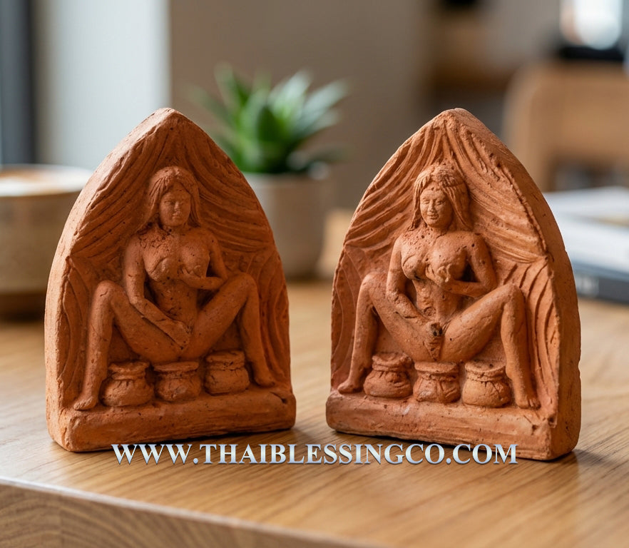 💖Divine Union Mae Per & Phor Ngat "Dual Attraction" Authentic Thai Love & Wealth-Attracting Talisman Crafted from Mystical Soils for Supreme Seduction, Social Influence, and Unstoppable Financial Success