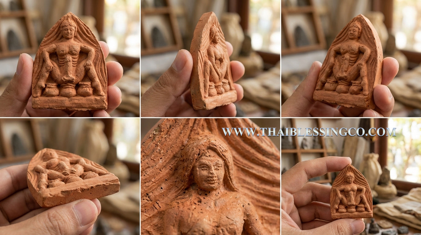 💖Divine Union Mae Per & Phor Ngat "Dual Attraction" Authentic Thai Love & Wealth-Attracting Talisman Crafted from Mystical Soils for Supreme Seduction, Social Influence, and Unstoppable Financial Success