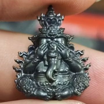 Divine Lord Ganesha Amulet – Thewra Rachachok Edition by หลวงปู่บุญมา โชติธมฺโม﻿ | Khao Kaew Thong Monastery, Prachinburi Province, 2021