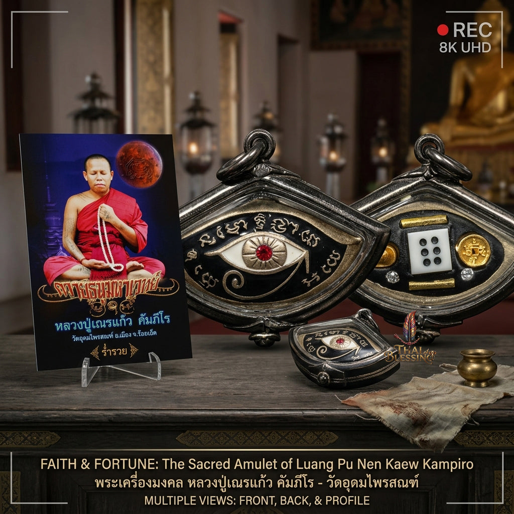 🔱 Duang Ta Thip Maha Wet – The Divine Eye of Infinite Vision & Fortune – Luang Pu Nen Kaew, Wat Udom Praison – The Ultimate Engine for Strategic Insight, Financial Dominance, and Unstoppable Attraction!