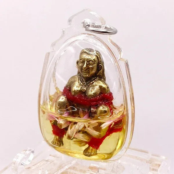 🤰 E-Poe "Dood Sap" (Wealth Sucking) Charm: Soaked in Nam Man Wan Dok Thong – Luang Phor Mian, Wat Chaniang Wanaram – Powerful Love & Money Attraction