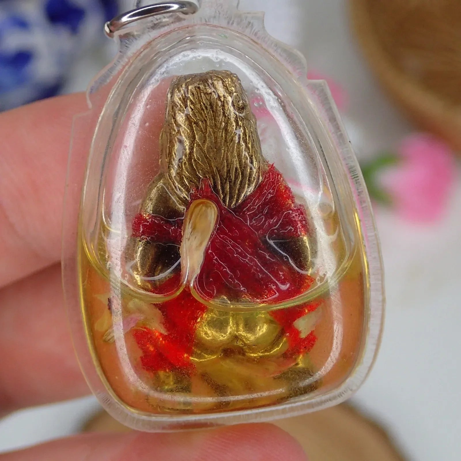 🤰 E-Poe "Dood Sap" (Wealth Sucking) Charm: Soaked in Nam Man Wan Dok Thong – Luang Phor Mian, Wat Chaniang Wanaram – Powerful Love & Money Attraction