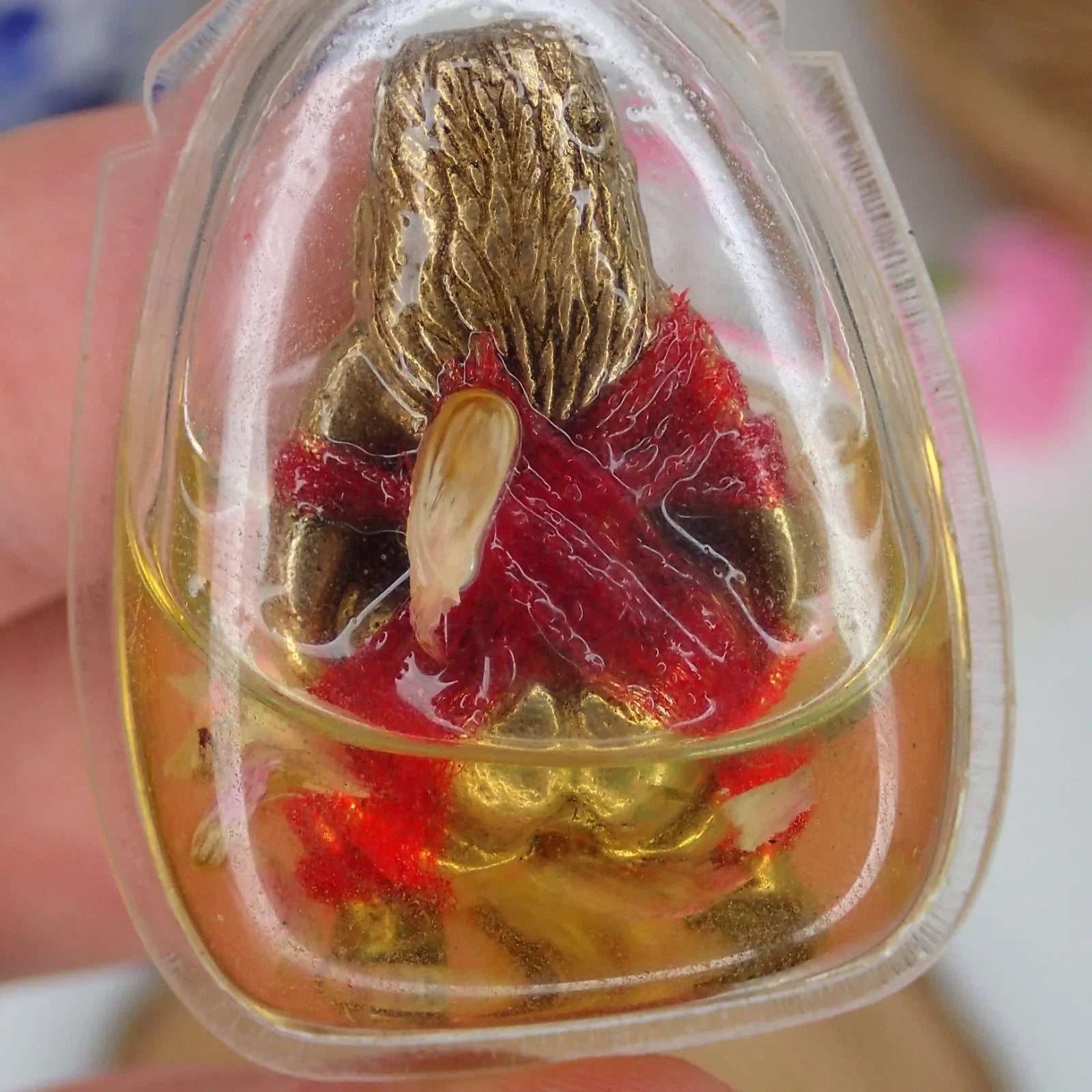 🤰 E-Poe "Dood Sap" (Wealth Sucking) Charm: Soaked in Nam Man Wan Dok Thong – Luang Phor Mian, Wat Chaniang Wanaram – Powerful Love & Money Attraction