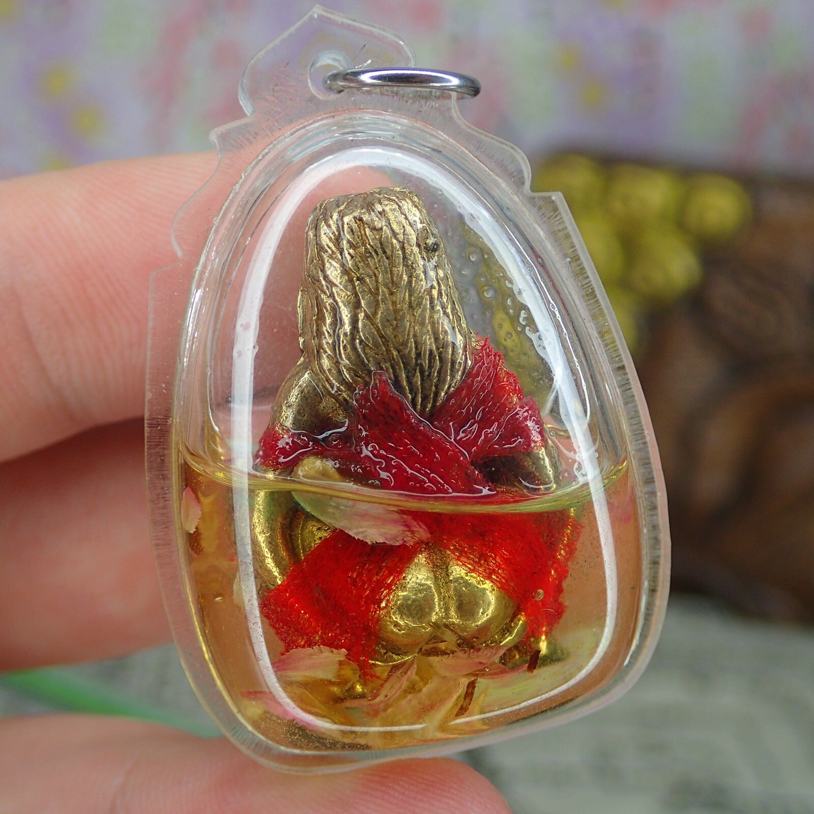 🤰 E-Poe "Dood Sap" (Wealth Sucking) Charm: Soaked in Nam Man Wan Dok Thong – Luang Phor Mian, Wat Chaniang Wanaram – Powerful Love & Money Attraction