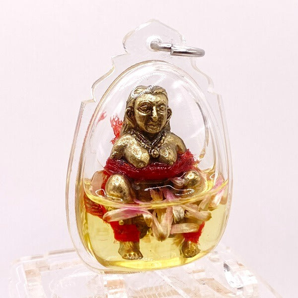 🤰 E-Poe "Dood Sap" (Wealth Sucking) Charm: Soaked in Nam Man Wan Dok Thong – Luang Phor Mian, Wat Chaniang Wanaram – Powerful Love & Money Attraction