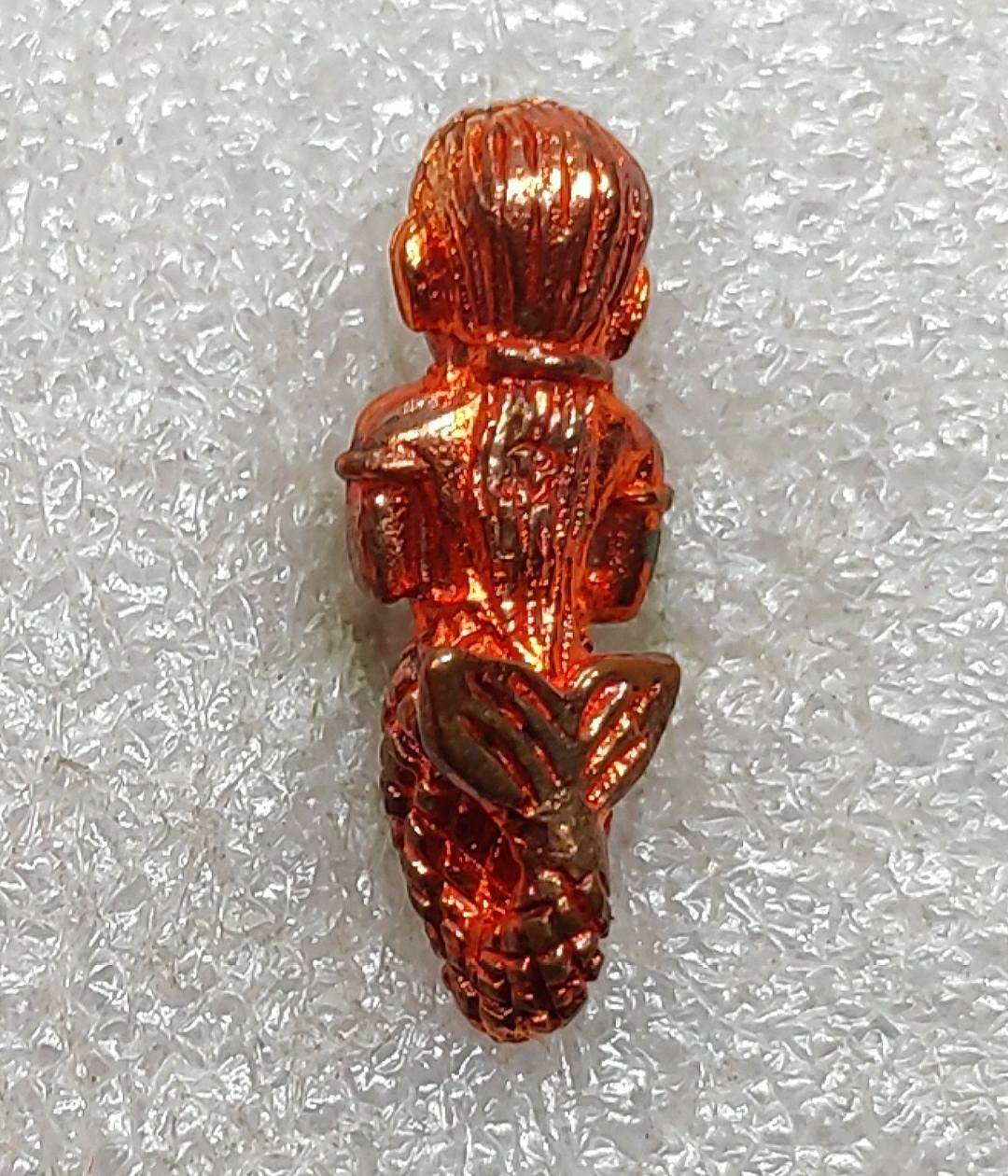 Enchanting Mermaid Talisman – 1st Edition 2019 Sacred Copper Amulet by Master Doi, Khao Or Lineage, Trang Province 第一代魅惑人魚符管 • 銅製 • 阿贊多（泰南喀佬派）開光加持 - Thai Blessing Co