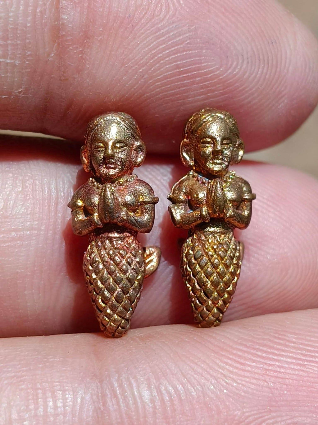 Enchanting Mermaid Talisman – 1st Edition 2019 Sacred Copper Amulet by Master Doi, Khao Or Lineage, Trang Province 第一代魅惑人魚符管 • 銅製 • 阿贊多（泰南喀佬派）開光加持 - Thai Blessing Co