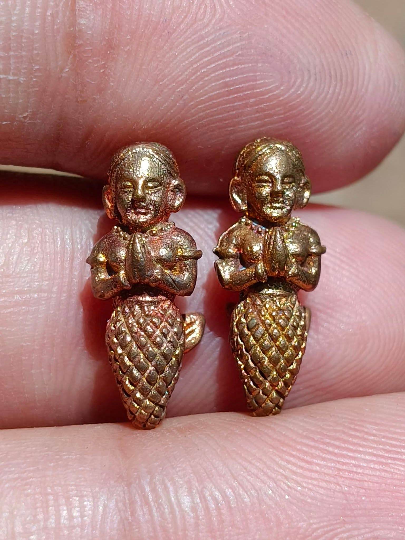 Enchanting Mermaid Talisman – 1st Edition 2019 Sacred Copper Amulet by Master Doi, Khao Or Lineage, Trang Province 第一代魅惑人魚符管 • 銅製 • 阿贊多（泰南喀佬派）開光加持 - Thai Blessing Co