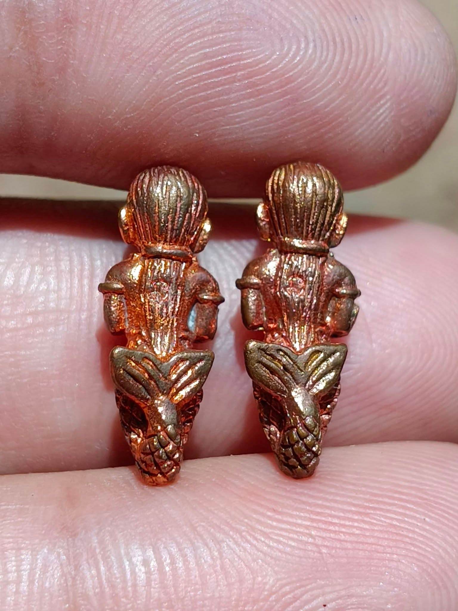Enchanting Mermaid Talisman – 1st Edition 2019 Sacred Copper Amulet by Master Doi, Khao Or Lineage, Trang Province 第一代魅惑人魚符管 • 銅製 • 阿贊多（泰南喀佬派）開光加持 - Thai Blessing Co