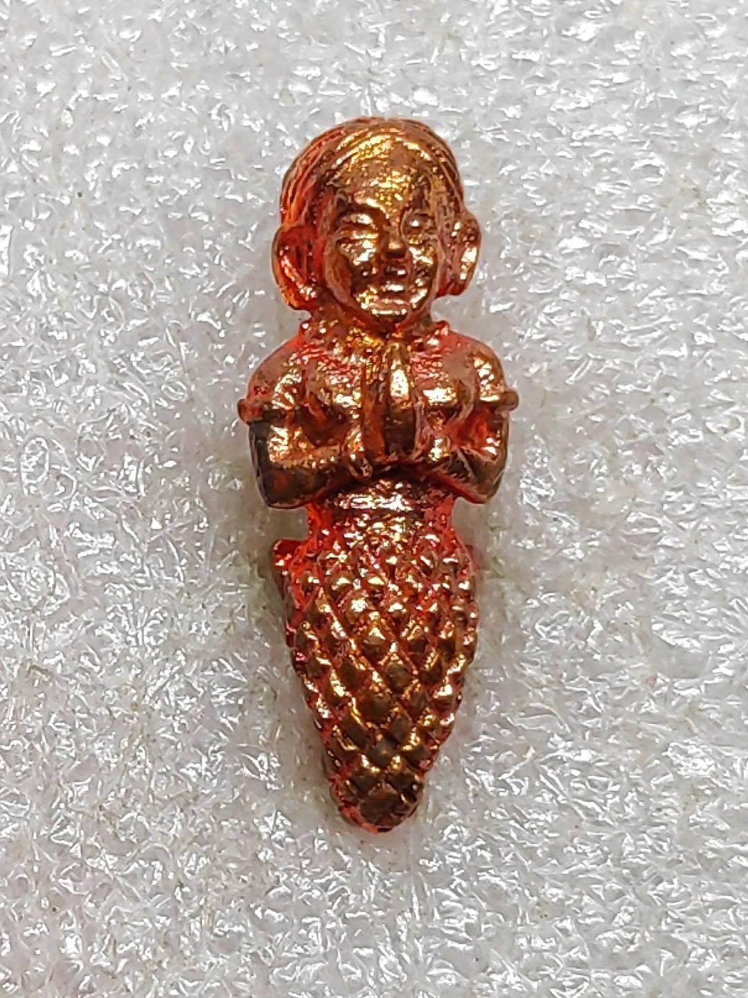 Enchanting Mermaid Talisman – 1st Edition 2019 Sacred Copper Amulet by Master Doi, Khao Or Lineage, Trang Province 第一代魅惑人魚符管 • 銅製 • 阿贊多（泰南喀佬派）開光加持 - Thai Blessing Co