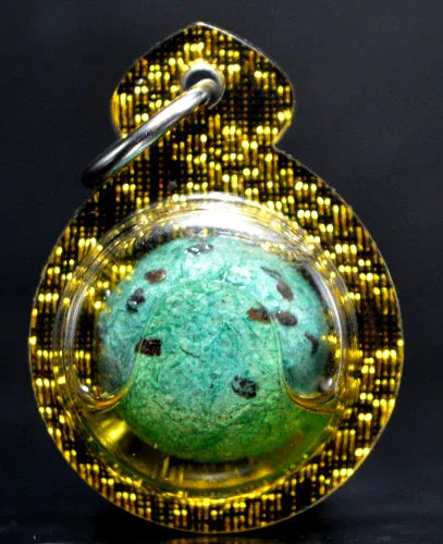 💚 Endless Wealth & Charm – Green Prosperity Orb by Kruba Baeng for Attracting Fortune, Sales & Loving Favor