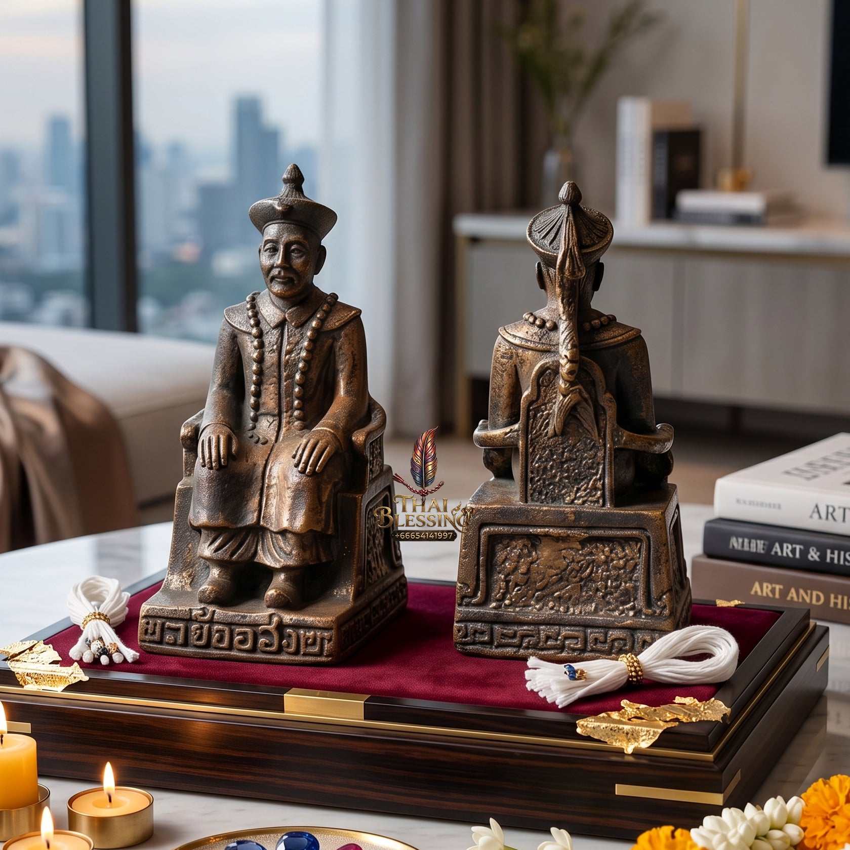 ✨🎲💰 Authentic Thai Amulet Yi Ko Hong - Imperial Speculative Asset Engine (2.9 cm), Luang Pu Khi 2010 Dark Bronze Wealth Regulator Standard Edition