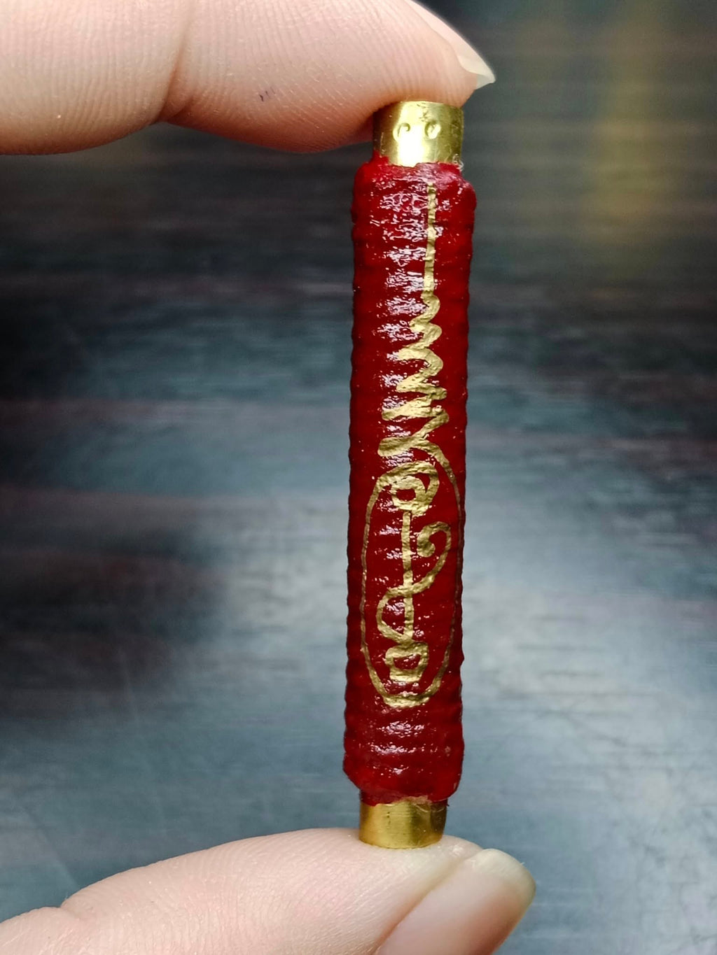 🌟 Experience the Magnetic Power of the Narai Awatara Takrud – Blessed by Luang Pho Yod with Sacred Hand Inscriptions Promoting Loving-Kindness and Prosperity!