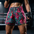 🥊 FLUORY Professional Muay Thai Shorts - High-Performance Polyester Training Trunks for Men, Women & Kids - Quick-Dry Breathable Kickboxing Gear - Advanced Combat Sports Apparel for MMA & Boxing Excellence